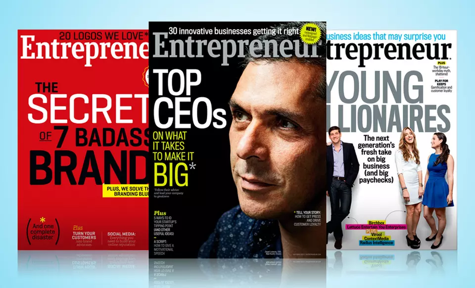1-Year, 12-Issue Subscription to Entrepreneur Magazine. Free Shipping. - Primary Image