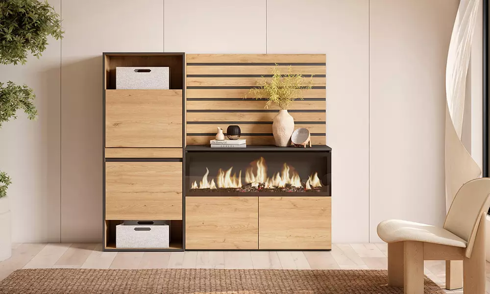 Scarpiera, Credenza, Camino elettrico