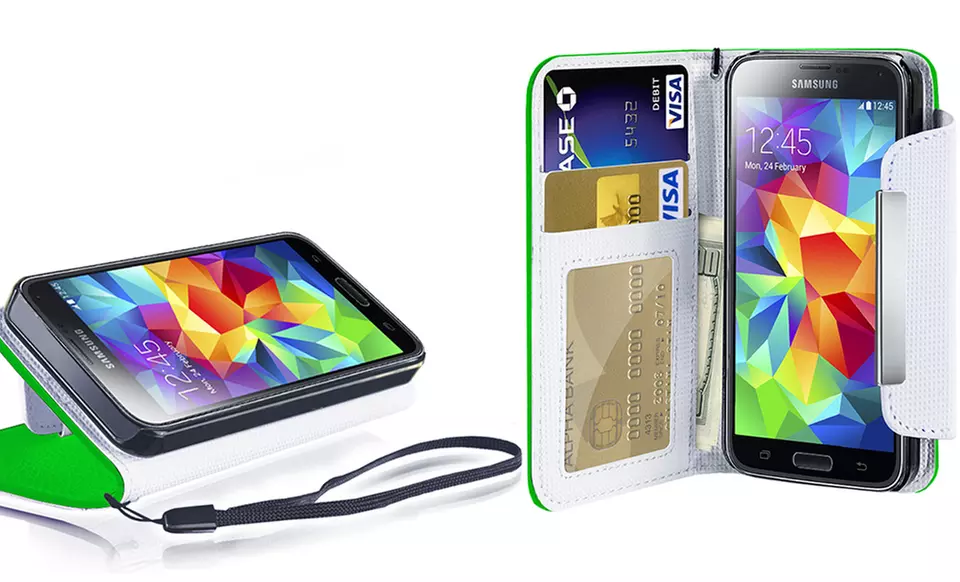 Acellories, Inc. Wallet Case for Samsung Galaxy S4 or S5 - Second Medium