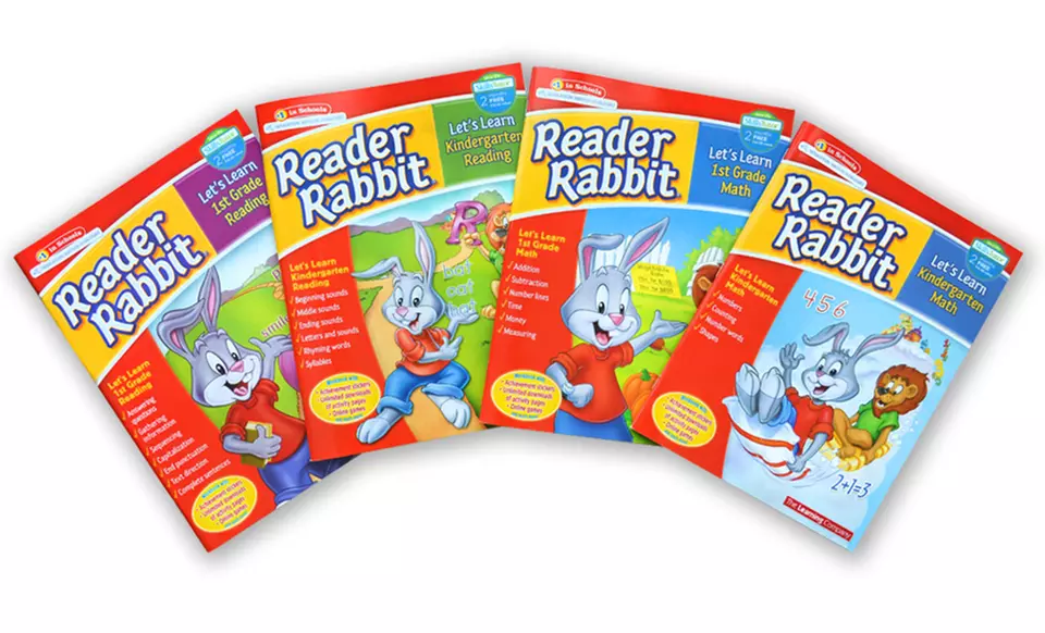 Reader Rabbit Workbooks 4-Pack - Primary Image