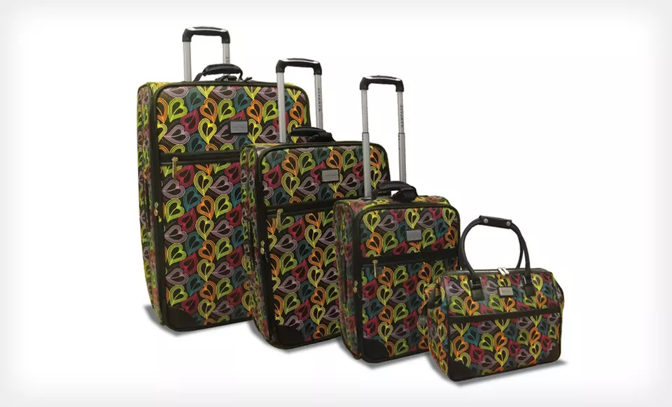 $240 for a Rampage 4-Piece Nested Luggage Set ($980 List Price). Five Options Available. Free Shipping and Free Returns. - Primary Image