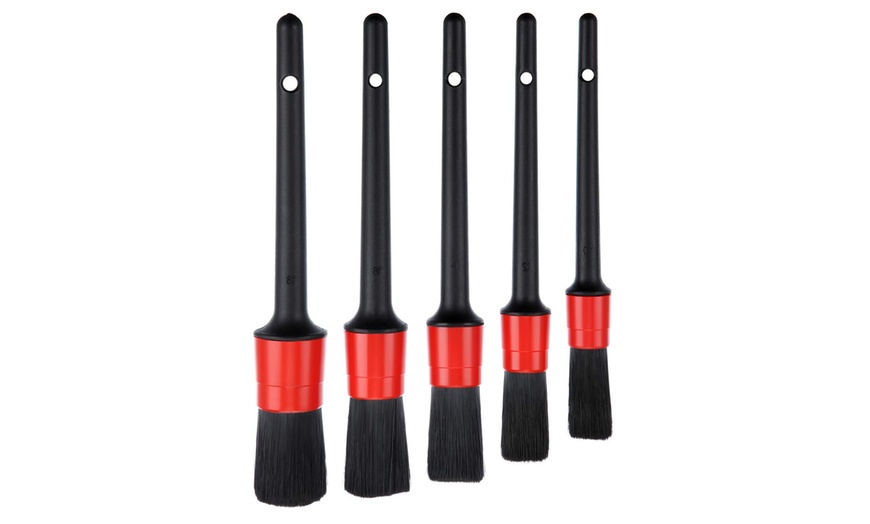 Image 2: Car Detailing Brush Set