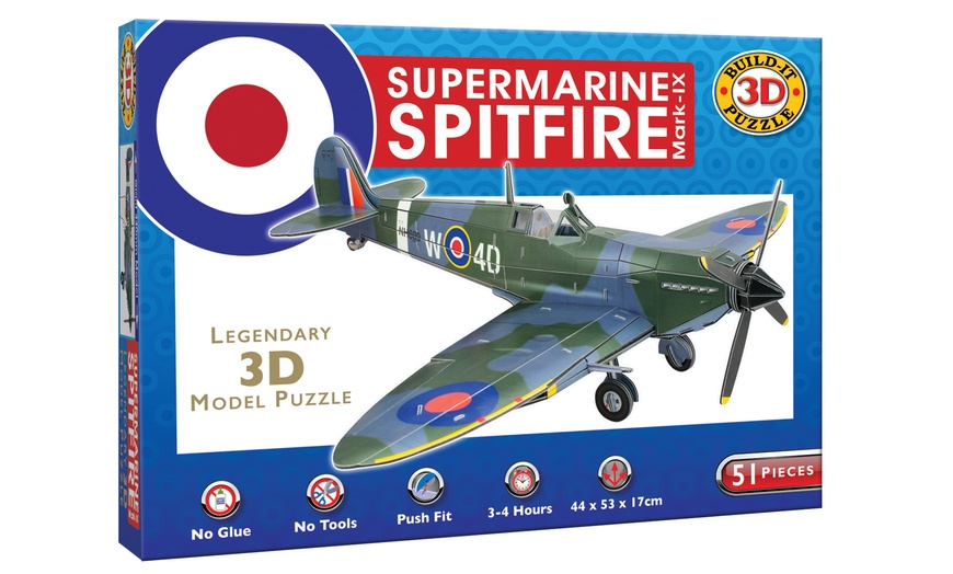 Image 4: Spitfire 3D Build-It Puzzle