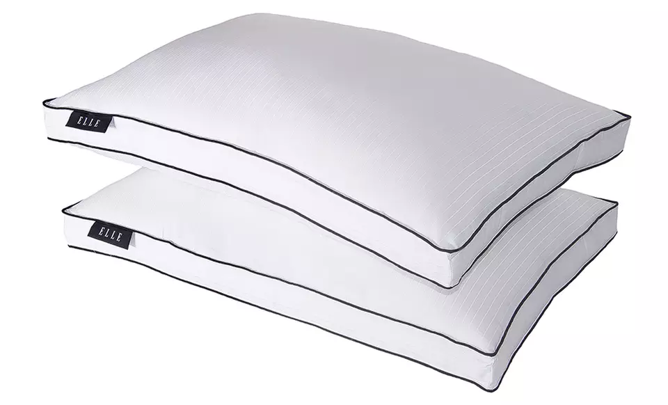 Clearance: ELLE 1000-Thread-Count Down Alternative Pillows (2-Pack) - Primary Image