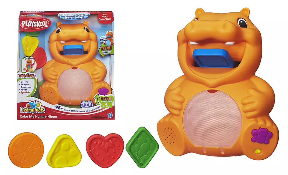 PlaySkool Learnimals Color Me Hungry Hippo. Free Returns. - Primary Image