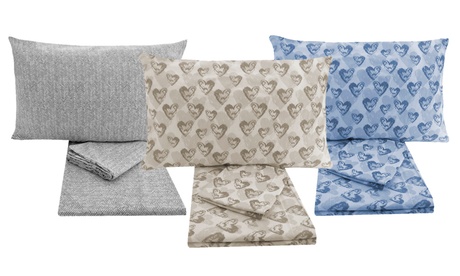 Completo letto matrimoniale Roma disponibile in 2 fantasie e 4 colori