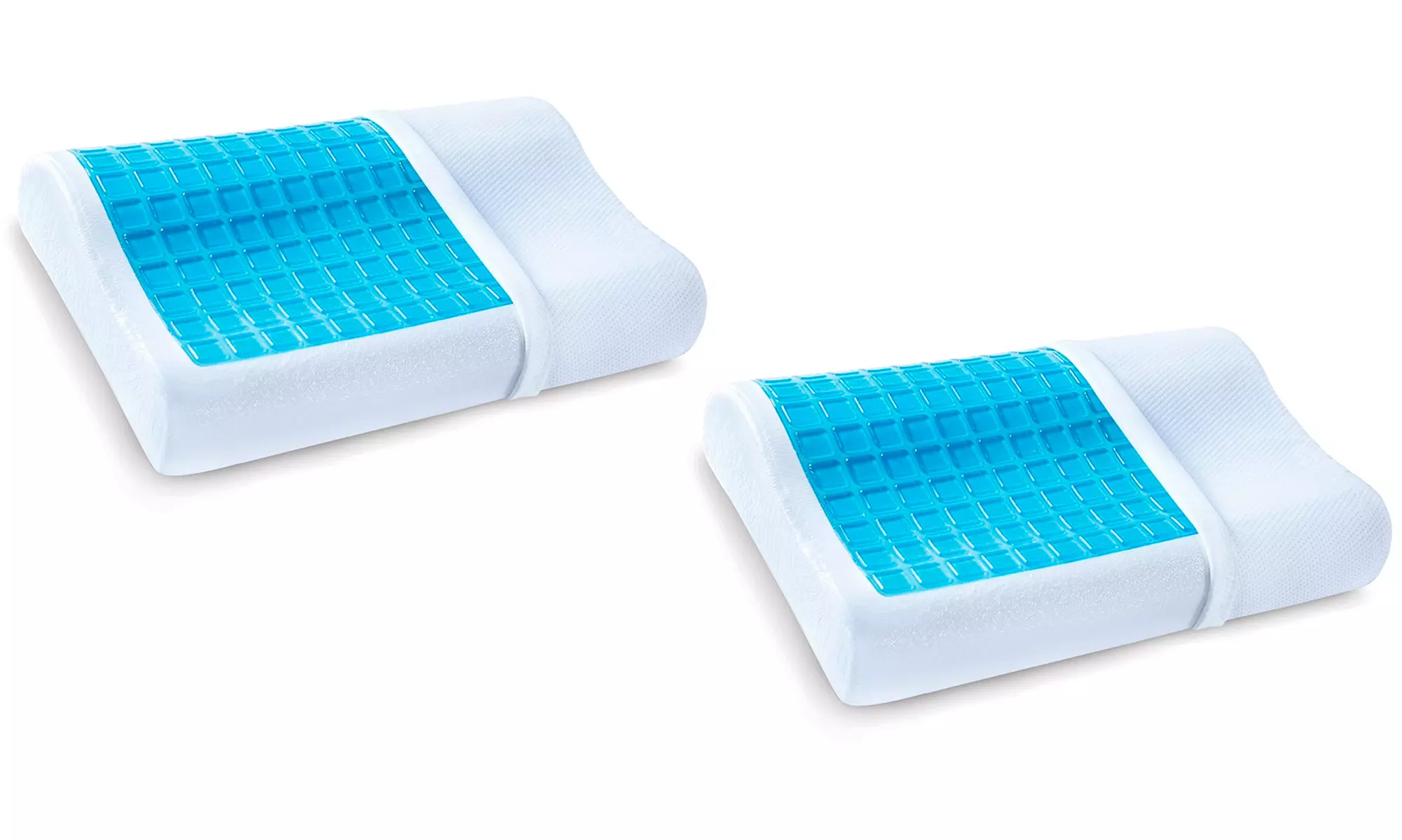 1 ou 2 oreillers avec gel thermosensible et mousse à mémoire de forme - Image 4