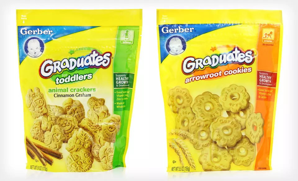 $11.99 for a Gerber Graduates Animal Cracker or Arrowroot Cookie Six-Pack (Up to $22.50 List Price) - Primary Image
