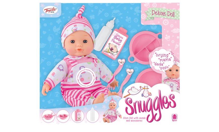 Image 1: Snuggles Deluxe Baby Olivia Doll