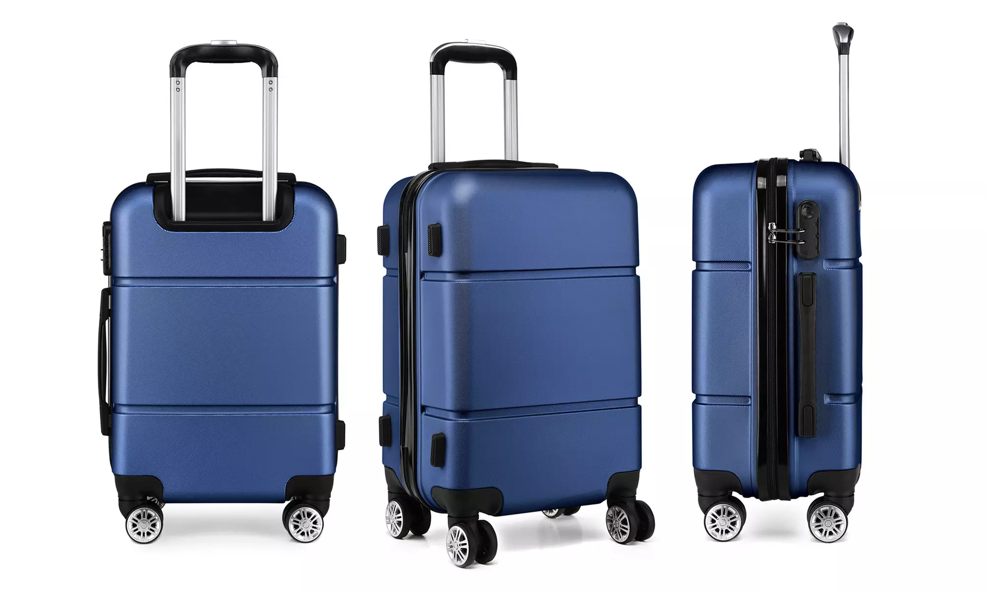 Kono 20" Premium ABS Cabin Carry-On Suitcase with Combination Lock