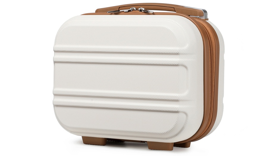 Image 2: Strong ABS Suitcase Set with Travel Bag and Vanity Case