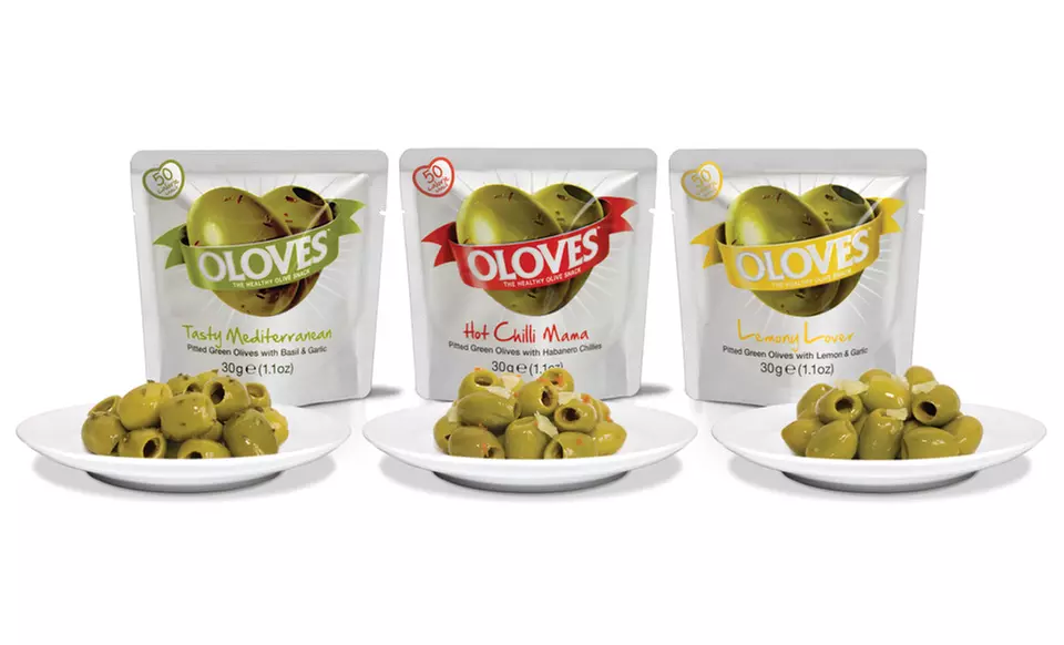 20-Pack of Milas Food Oloves Snacking Olives. Multiple Flavors Available. - Primary Image