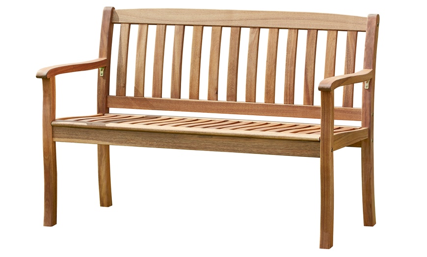 Image 2: Acacia Garden Bench