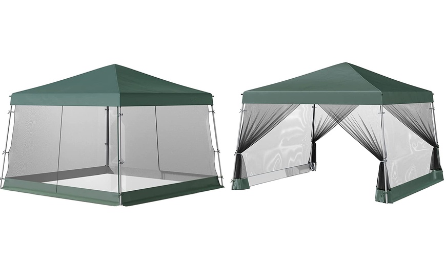 Image 19: Outsunny Outdoor Adjustable Pop-Up Gazebo Canopy 