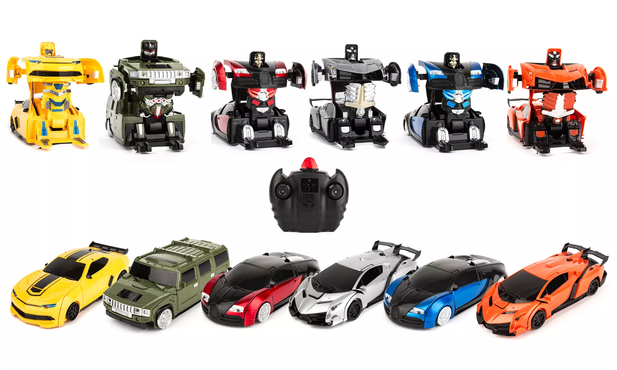 Wall-Climbing Remote-controlled Transforming Robot/Car - Primary Image