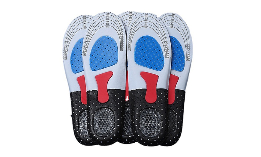 Image 4: Gel Orthotic Sport Insoles - Comfort, Support, Shock Absorption