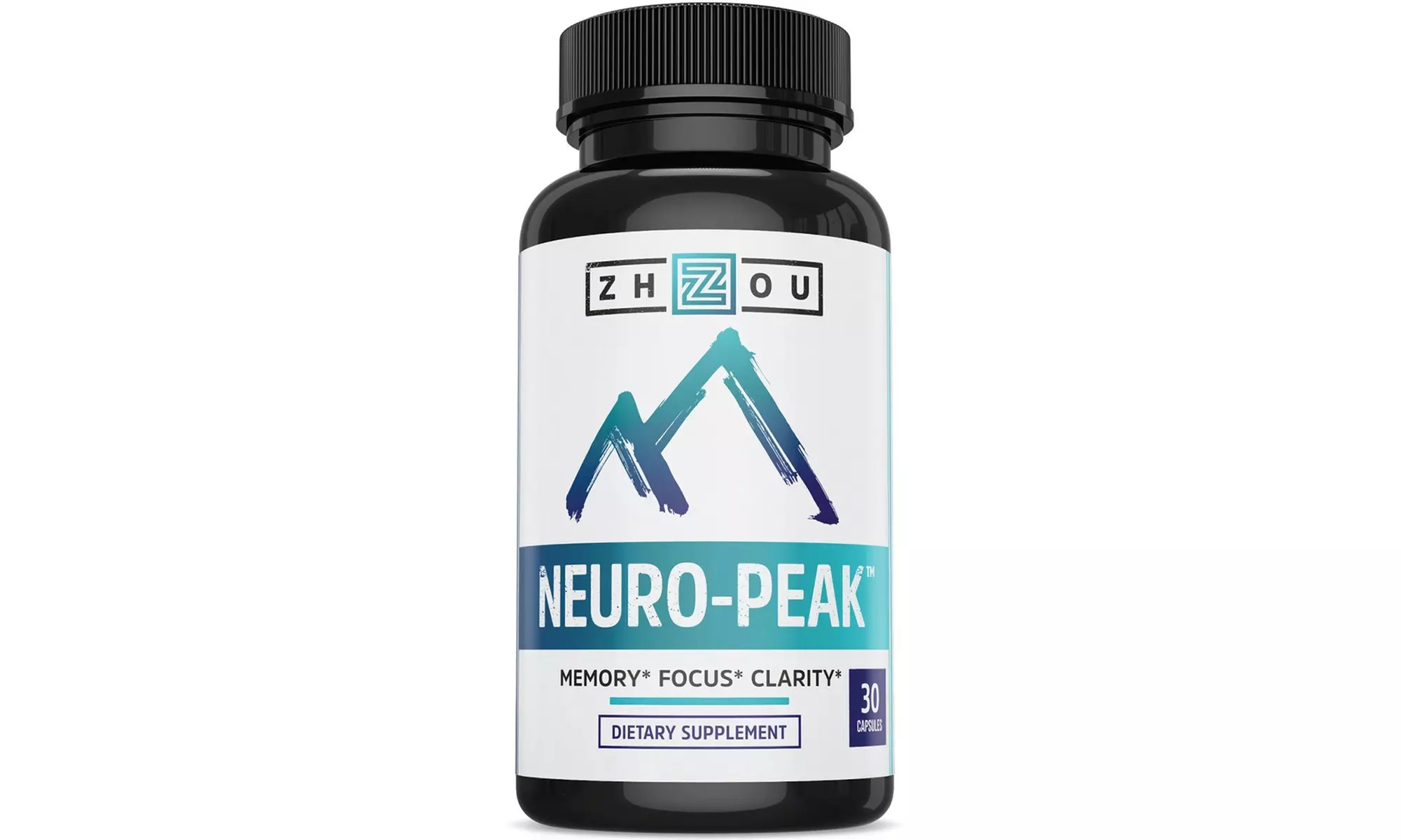 Zhou Nutrition Neuro Peak Brain Support Supplement (30 Servings) - Primary Image