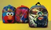 $7.99 for a Licensed Character Mini Backpack with Cars, Superman, Spiderman, or Elmo ($12.99 List Price). Free Returns.