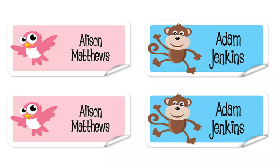 Personalized Children's or Holiday Gift Name Label 48- or 96-Pack from Dinkleboo (Up to 77% Off)  - Second Medium
