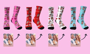 Up to 78% Off Custom Photo Socks from Justyling