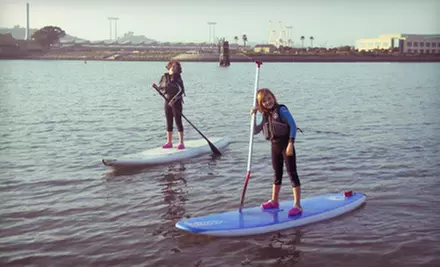 Paddleboard Lesson or Standup-Paddleboard Rental for One, Two, or Three at Pure Water Sports (Up to 79% Off) - Primary Image