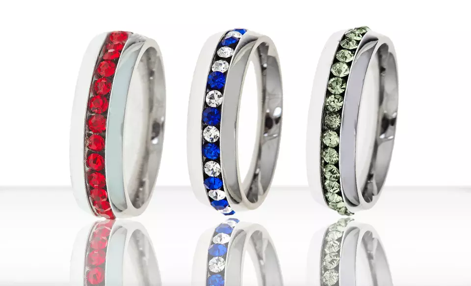 Cubic Zirconia Rings. Multiple Colors Available. Free Returns. - Primary Image
