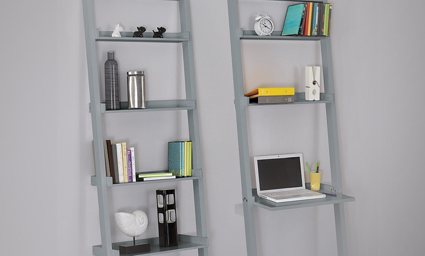 Image 4: Step Ladder Shelving Unit