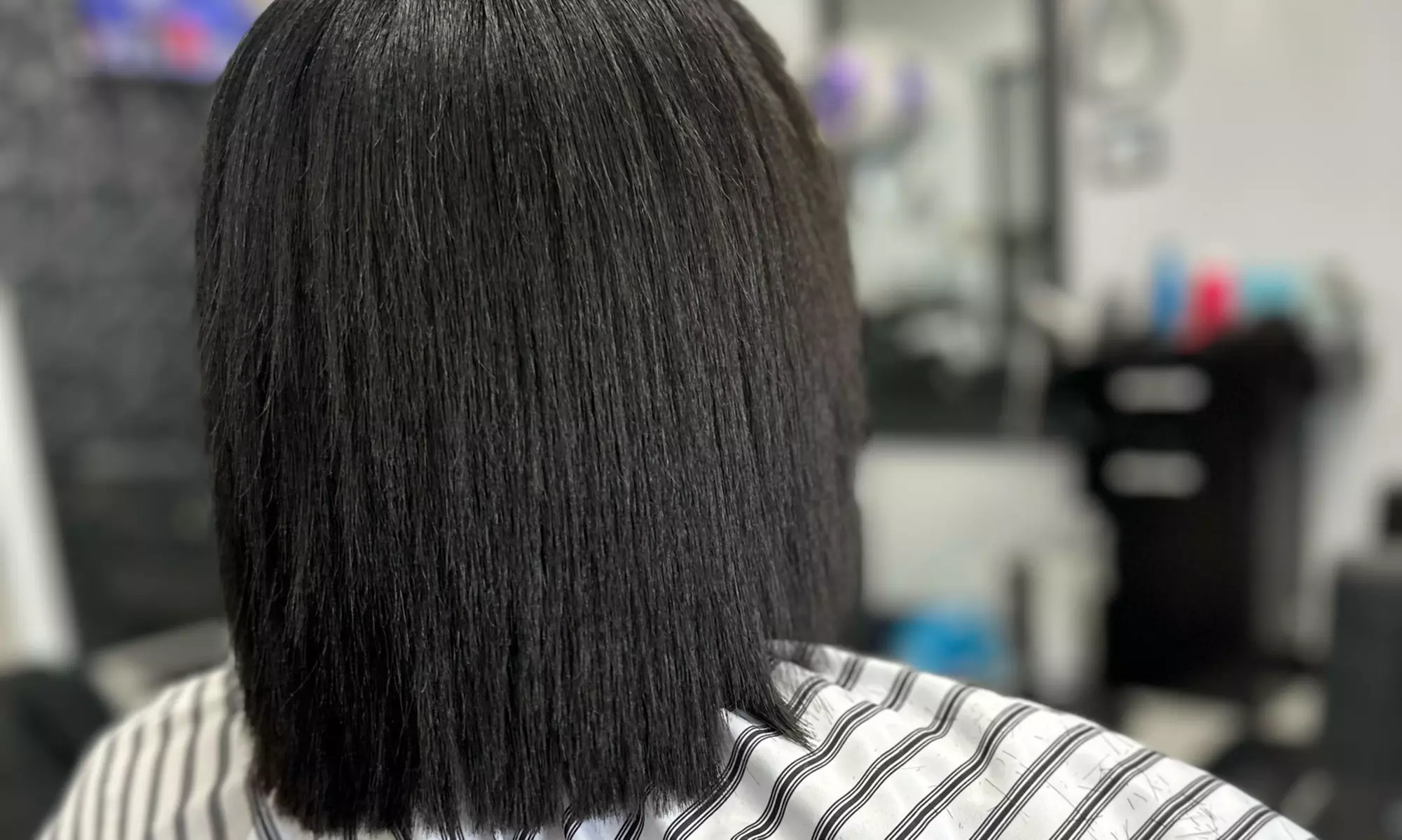 Transform Your Hair w/ Stylin Beauty Chic's Virgin Relaxer/Silk Press/Silk Harmony Transformation(Up to 60% Off) - Second Medium