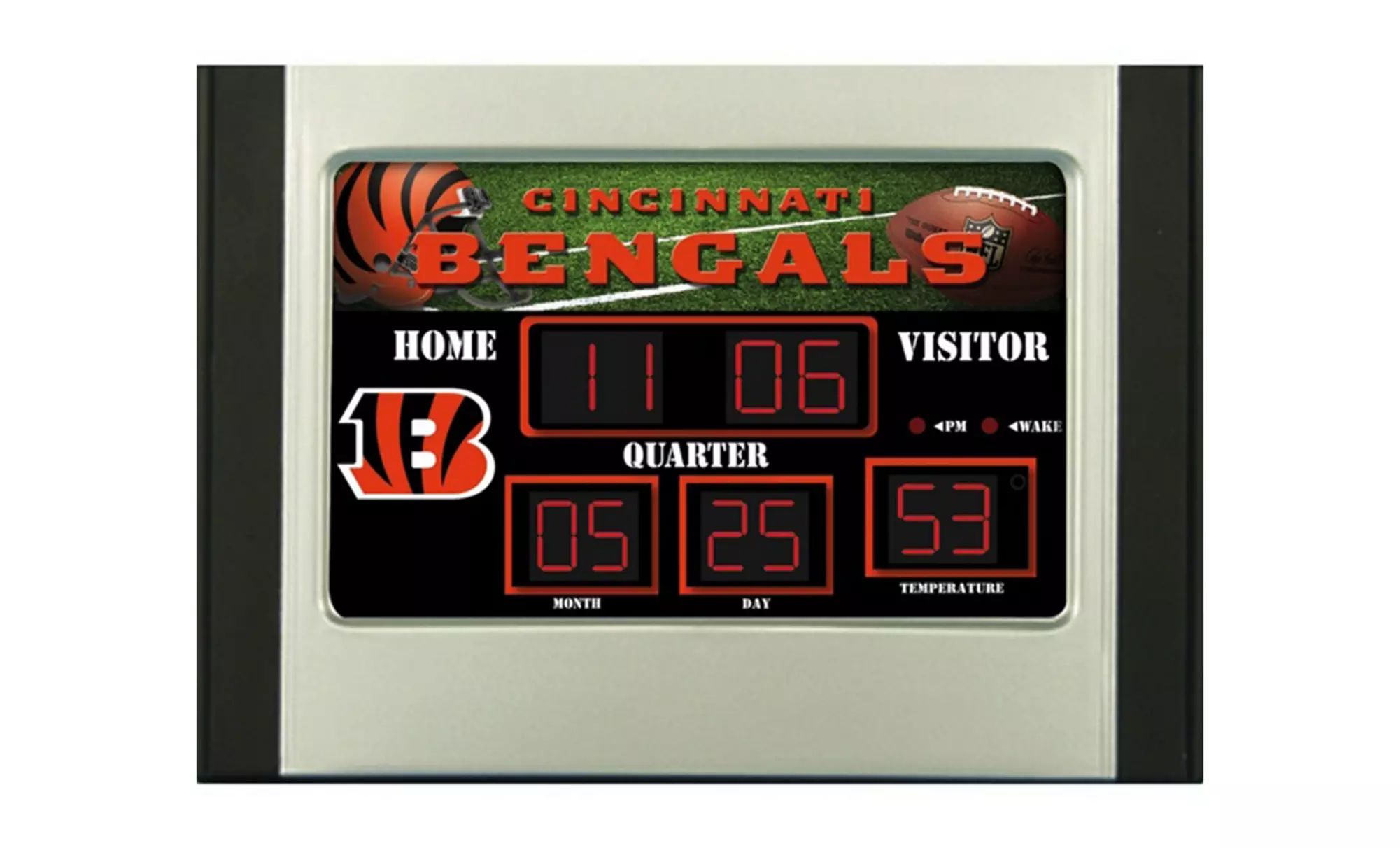 NFL Scoreboard Desktop Alarm Clock - Primary Image