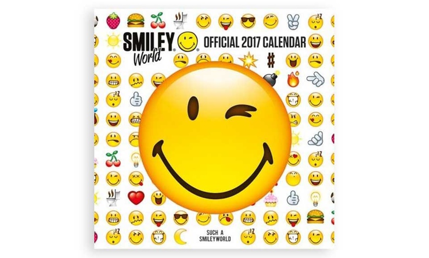 Image 2: Kalender voor 2017 met smileys 