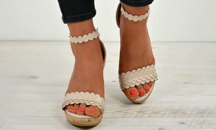 Image 11: Women's Cork Wedges