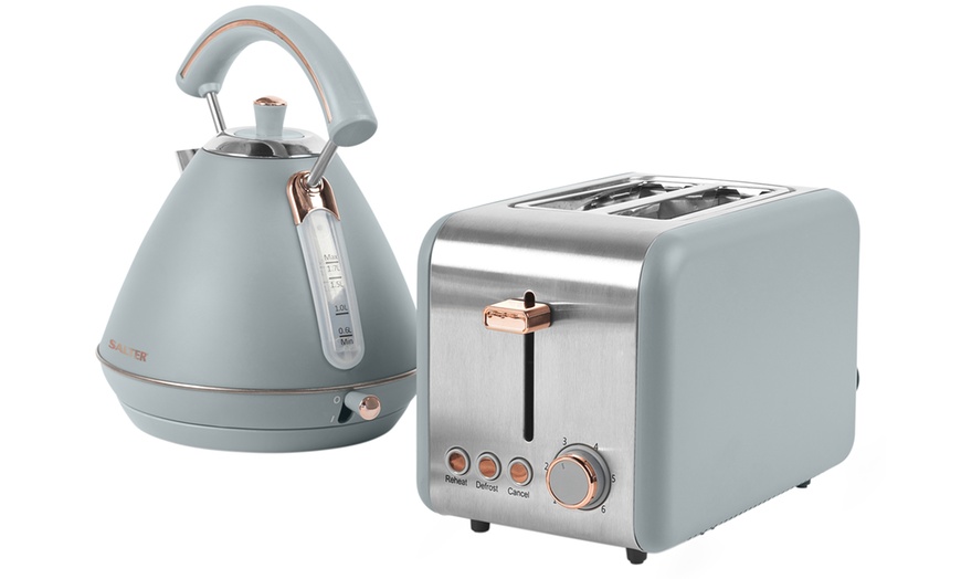 Image 2: Pyramid Kettle and two-Slice Toaster