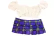 Be Wicked Schoolgirl Costume with Scrunch Top and Miniskirt - Second Medium