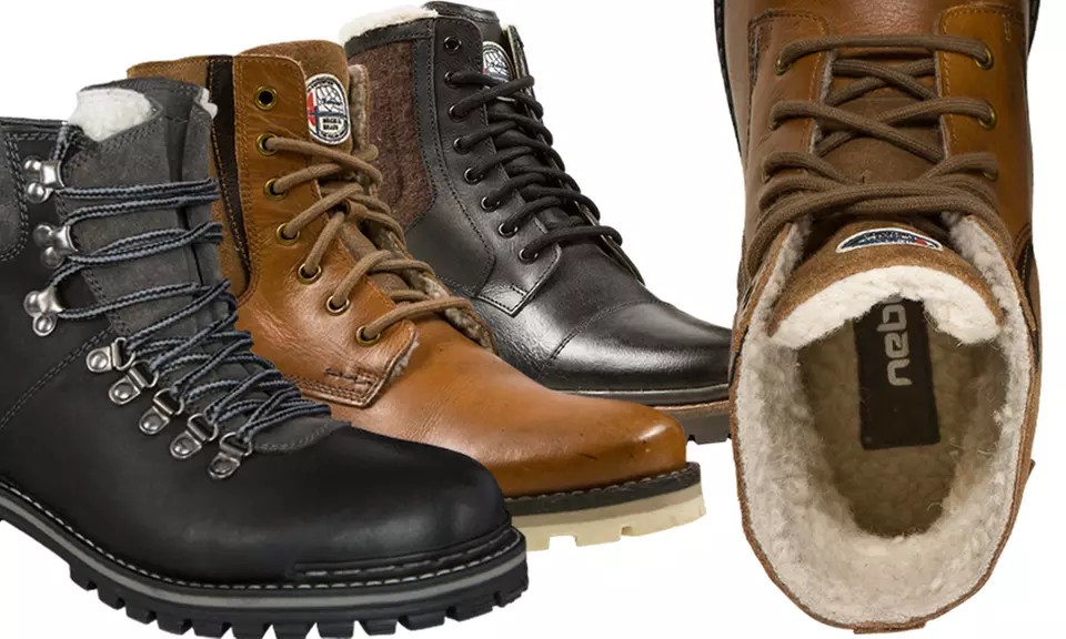 Nebulus Leder-Winterstiefel mit Merinowolle gefüttert im Modell, in der Farbe und Größe nach Wahl - Primary Image