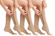 Zip-Up Open-Toe Compression Socks (3- or 5-Pack) - Second Medium