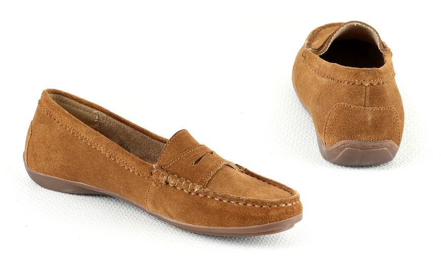 Image 2: Alain Manoukian Slip-On Loafers