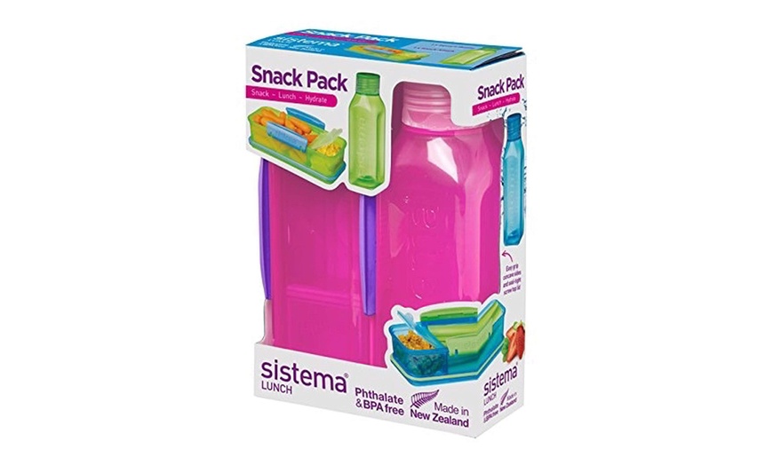 Image 2: Sistema Snack Pack Lunch Box Set