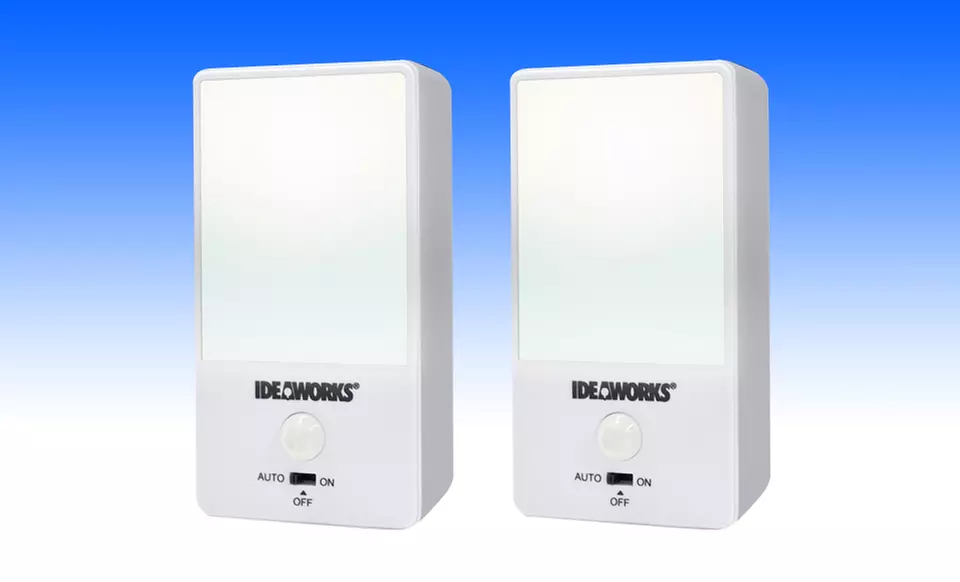 Set of 2 Motion-Activated Night Lights. Free Returns. - Primary Image