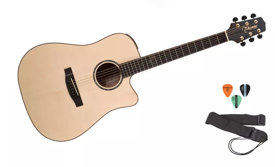 Takamine Dreadnought Cutaway Acoustic-Electric Guitar Kit (EG363SC). Free Shipping and Returns. - Primary Image