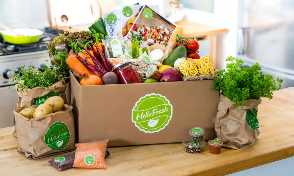 Hello Fresh Meal Delivery Subscription: £15 for £45 Gift Voucher or First Box from £12 (Up to 69% Off*) - Primary Image