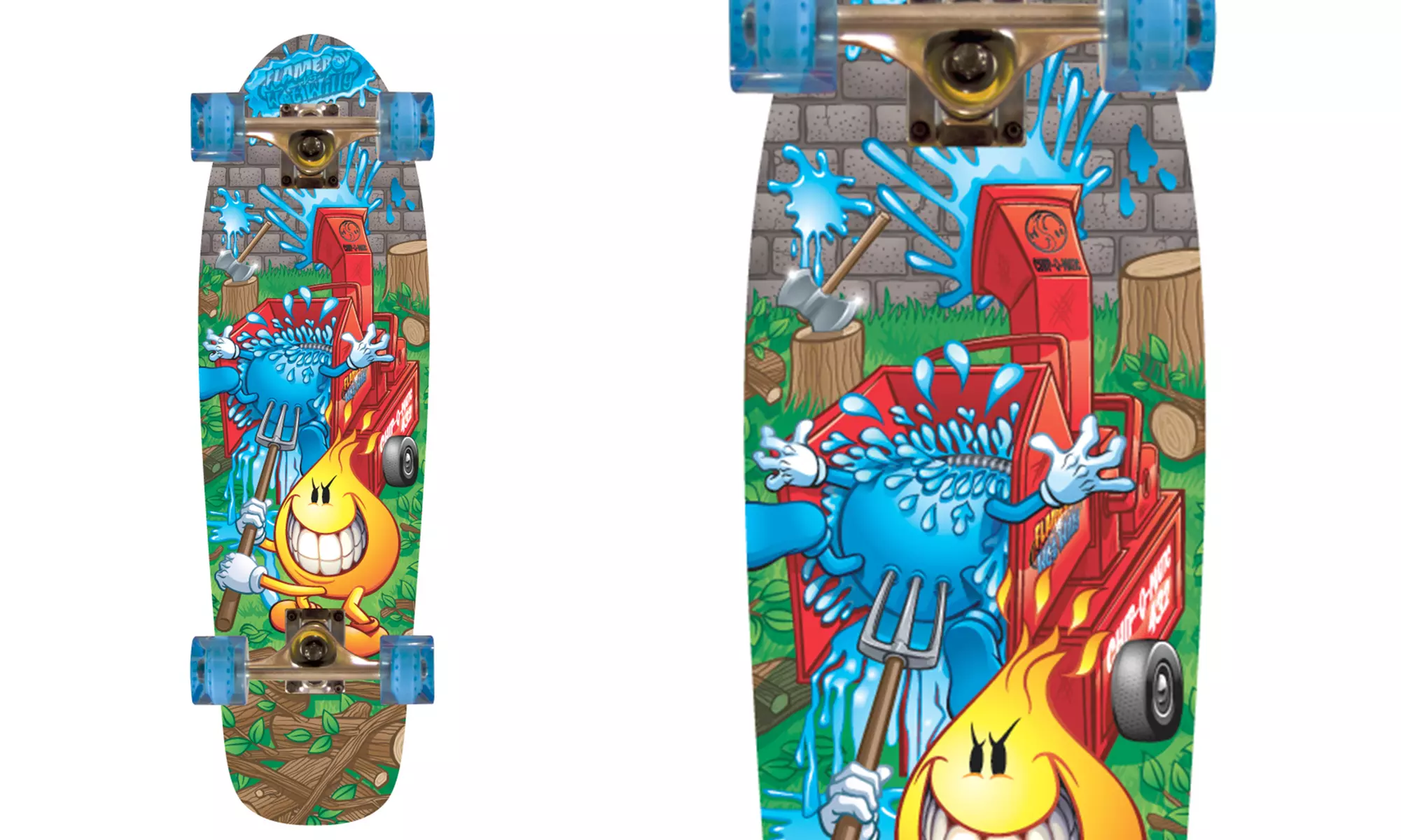 Flameboy vs. Wet Willy Skateboards  - Second Medium