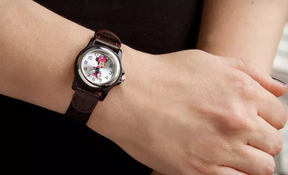$9.99 for a Disney Mickey or Minnie Watch ($35 List Price). Five Styles Available. - Second Medium