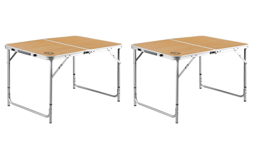 Image 4: Mesa de aluminio transportable para interior y exterior de O'Camp