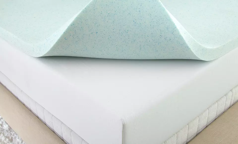 PuraSleep 2" or 3" XCEL ThermaGel Memory Foam Mattress Topper. Multiple Sizes Available from $79.99–$179.99. - Second Medium