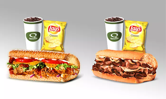 Small-Subs Meal for Two or Four at Quiznos (Up to 35% Off) - Primary Image