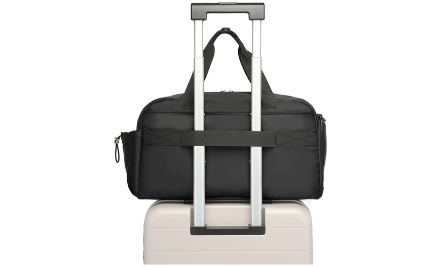 Image 19: Two-Pieces Multi-Compartment Travel Bag Set