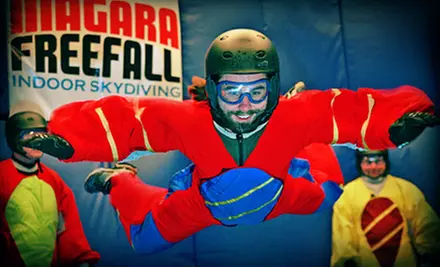 $69 for Six-Minute Indoor-Skydiving Experience at Niagara Freefall Indoor Skydiving & Interactive Center ($141.25 Value) - Primary Image