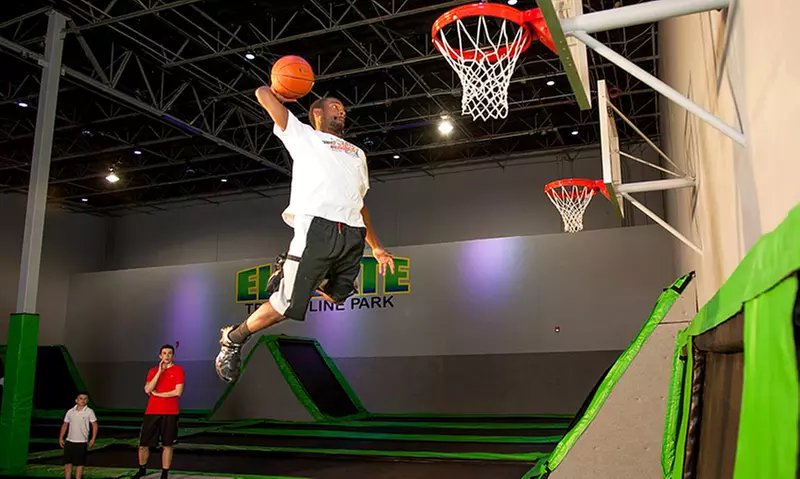 Two for Four Two-Hour Jump Sessions at Elevate Trampoline Park (38% Off) - Primary Image