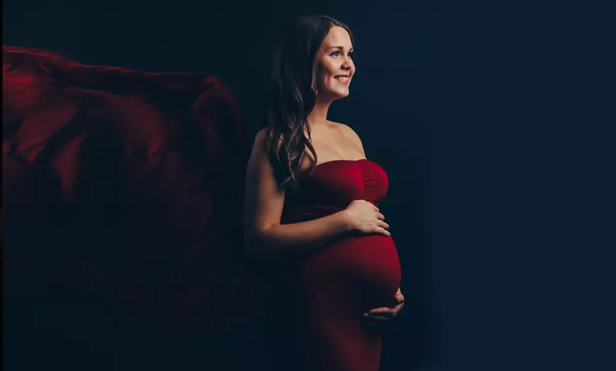 90 Min. Babybauch Fotoshooting inkl. 2-5 Bildern + Geschenk