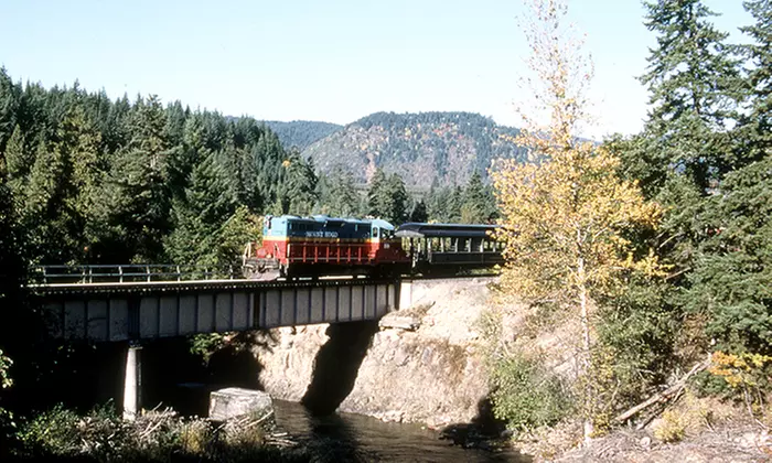 4.5-Hour Scenic Train Tour for Two People from Mount Hood Railroad (50% Off). 42 Options Available.   - Second Medium